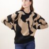 MAGLIONE CON CRISTALLI APPLICATI - Black, TU