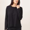 T-SHIRT MANICA LUNGA IN COTONE - Nero, TU