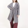 CAPPOTTO CON CINTURA - Grigio, TU