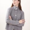 GIACCA IN MAGLIA CON BOTTONI - Grey, TU