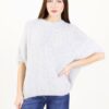 MAGLIA OVERSIZE MANICA PALLONCINO - Perla, TU