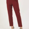 PANTALONI A TAGLIO DRITTO ELASTICIZZATI - Bordeaux, S