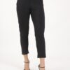 PANTALONI A TAGLIO DRITTO ELASTICIZZATI - Black, M