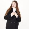 CAPPOTTO DOPPIOPETTO IN LANA CORTO - Black, M