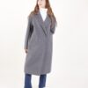 CAPPOTTO DOPPIOPETTO IN LANA MIDI - Grigio, M