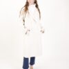 CAPPOTTO DOPPIOPETTO IN LANA MIDI - Cream, M