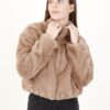 BOMBER IN ECOPELLICCIA - Beige, TU