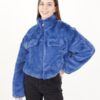 BOMBER IN ECOPELLICCIA - Blu-jeans, TU