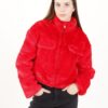 BOMBER IN ECOPELLICCIA - Red, TU