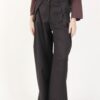 PANTALONI A PALAZZO CON PINCES - Black, M