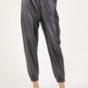 JOGGER IN ECOPELLE - Nero, M