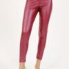 LEGGINGS IN ECOPELLE - Bordeaux, M