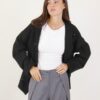 CARDIGAN CON PIUME - Black, TU