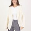 CARDIGAN CON PIUME - Cream, TU