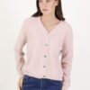 CARDIGAN EFFETTO PELO CON BOTTONI A CUORE - Rosa, TU