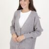 CARDIGAN OVERSIZE - Grey, TU