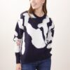 MAGLIONE CON CRISTALLI APPLICATI - Navy, TU