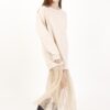 ABITO FELPA CON PIZZO - Cream, TU