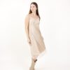 ABITO SOTTOVESTE CON PIZZO - Beige, TU