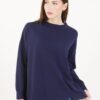 MAGLIA TAGLIO ASIMMETRICO - Blue, TU