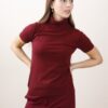 MAGLIA COLLO ALTO A MEZZE MANICHE - Bordeaux, TU