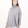 MAGLIA OVERSIZE CUCITURA A VISTA - Grey, TU