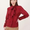 CAMICIA CON FIOCCO - Bordeaux, M