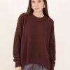 MAGLIONE OVERSIZE ASIMMETRICO - Moro, TU