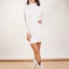 ABITO IN MAGLIA CON TRECCE - Cream, TU