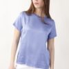 BLUSA SATIN A MANICHE CORTE - Iris, M