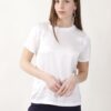 BLUSA SATIN A MANICHE CORTE - Latte, L