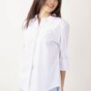 CAMICIA TINTA UNITA OVERSIZE - Bianco, TU