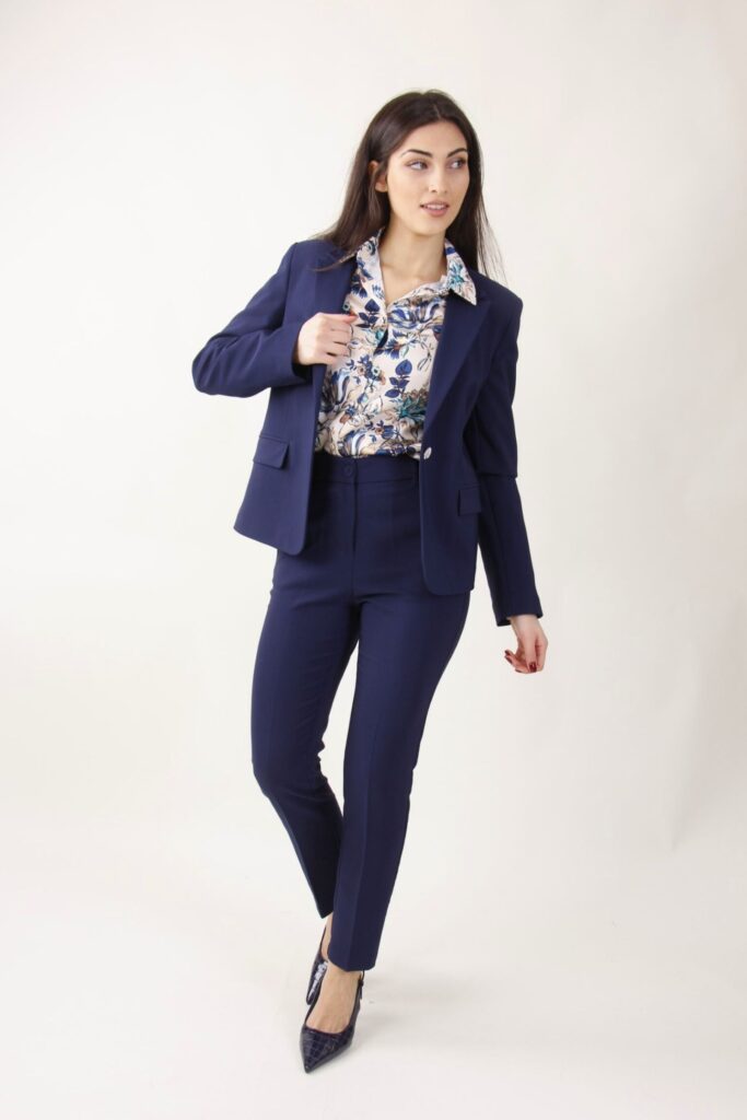 STRUCTURED SUIT TROUSERS 