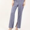 PANTALONI SARTORIALI CON SPACCO SUL FONDO - Blue, M