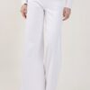 JEANS PALAZZO A VITA ALTA - White, XS