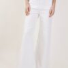 JEANS PALAZZO STONE WASHED - White, S