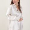 CAMICIA OVERSIZE SATINATA - Burro, TU