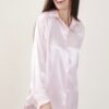 CAMICIA OVERSIZE SATINATA - Rosa, TU