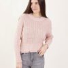 MAGLIA BORDI EFFETTO STRAPPATO - Rosa, TU