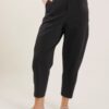 PANTALONI ELEGANTI A PALLONCINO - Black, XS